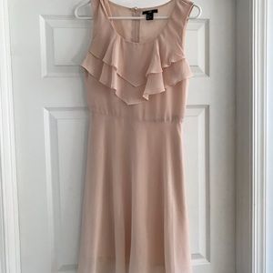 Flowy blush dress